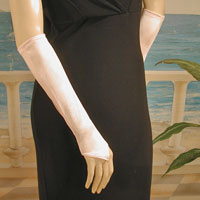 Fingerless Below the Elbow Cocktail Gloves