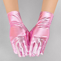 Metallic Shortie Gloves