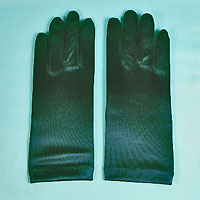 Wrist Satin Stretch Gloves for Children, Ages 7-14