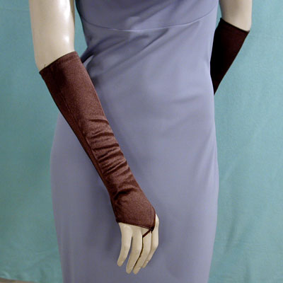 Fingerless Below the Elbow Cocktail Gloves, a fashion accessorie - Evening Elegance