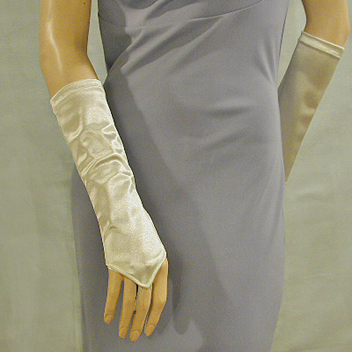 Fingerless Below the Elbow Cocktail Gloves, a fashion accessorie - Evening Elegance