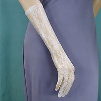 Below the Elbow Long Lace Gloves