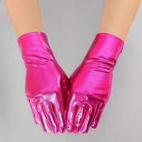 Metallic Shortie Gloves