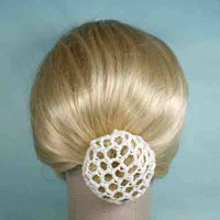 Hairnet Crocheted Hair Bun Cover Snood