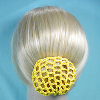 Hairnet Crocheted Hair Bun Cover Snood