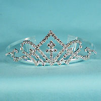 Crystal rhinestone tiara