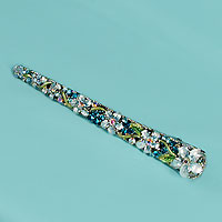 Enamel and Crystal Rhinestone Clamp/Large Clip