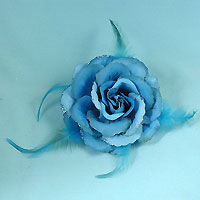 Large Rose Flower Hair Clip