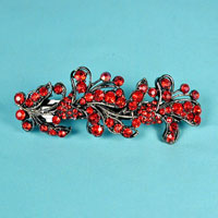 Large Crystal Rhinestone Barrette