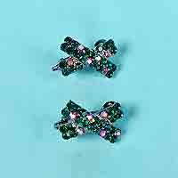 Set of Two Tiny Cross Barrette