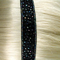 Velvet Beaded Headband