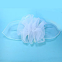 Extra Large French Organza Bows Hair Barrettes