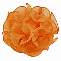 Large Sheer Chiffon Hair Bow