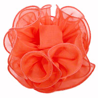 Large Sheer Chiffon Hair Bow