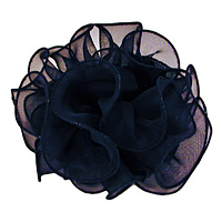 Large Sheer Chiffon Hair Bow