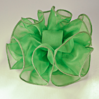 Large Sheer Chiffon Hair Bow