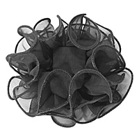 Large Sheer Chiffon Hair Bow