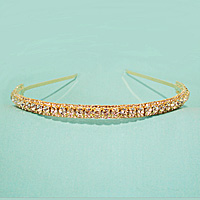 Crystal Rhinestone Headband Set Silver for Casual, Formal, Prom and Weddings