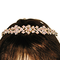 Sparkling Crystal Rhinestone Crown or Headband