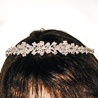 Sparkling Crystal Rhinestone Crown or Headband