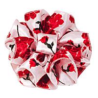 Floral Clip Claw Jaw Bows Large Satin Chiffon