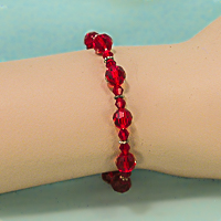 Sparkling Faceted Beaded Bracelet