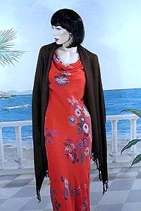 Long Lightweight Shawl Wrap 