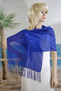 Fringed Scarf or Light Shawl Oblong Shawl