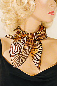 Animal Print Neck Scarf