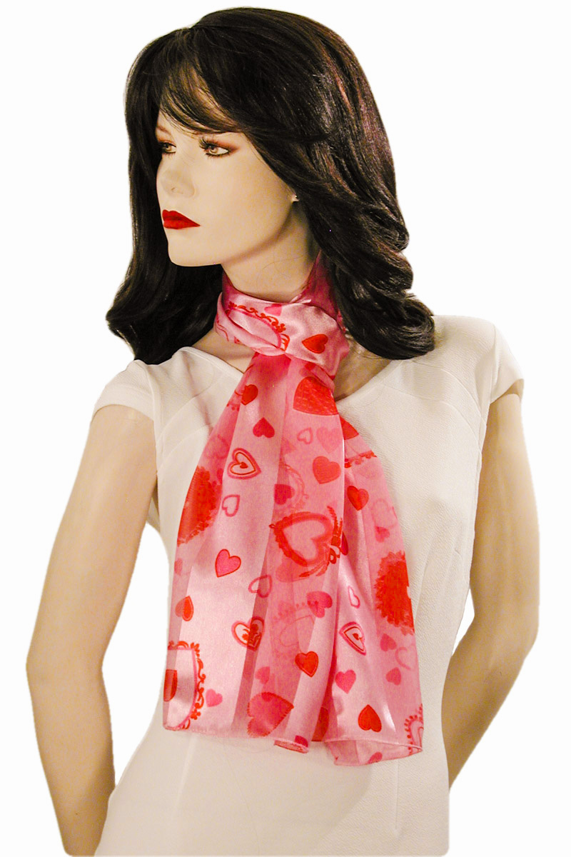 Heart Scarves, a fashion accessorie - Evening Elegance