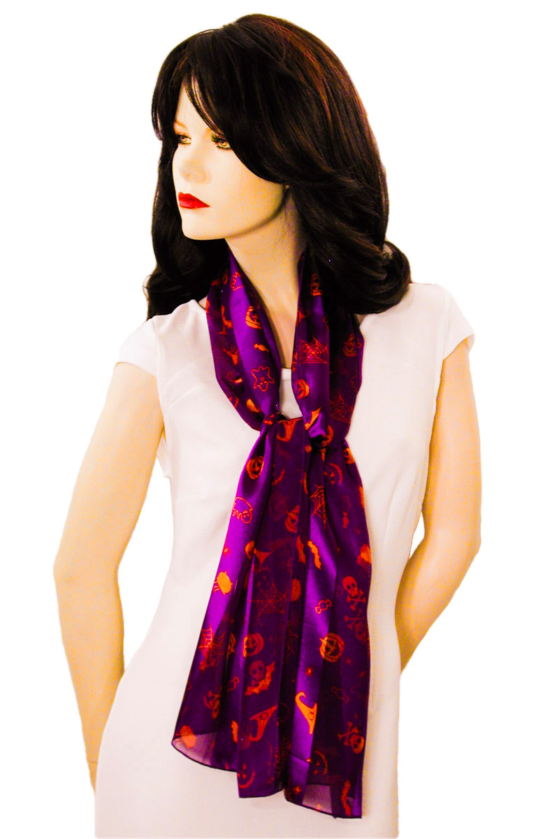 Halloween Icon Scarves, a fashion accessorie - Evening Elegance