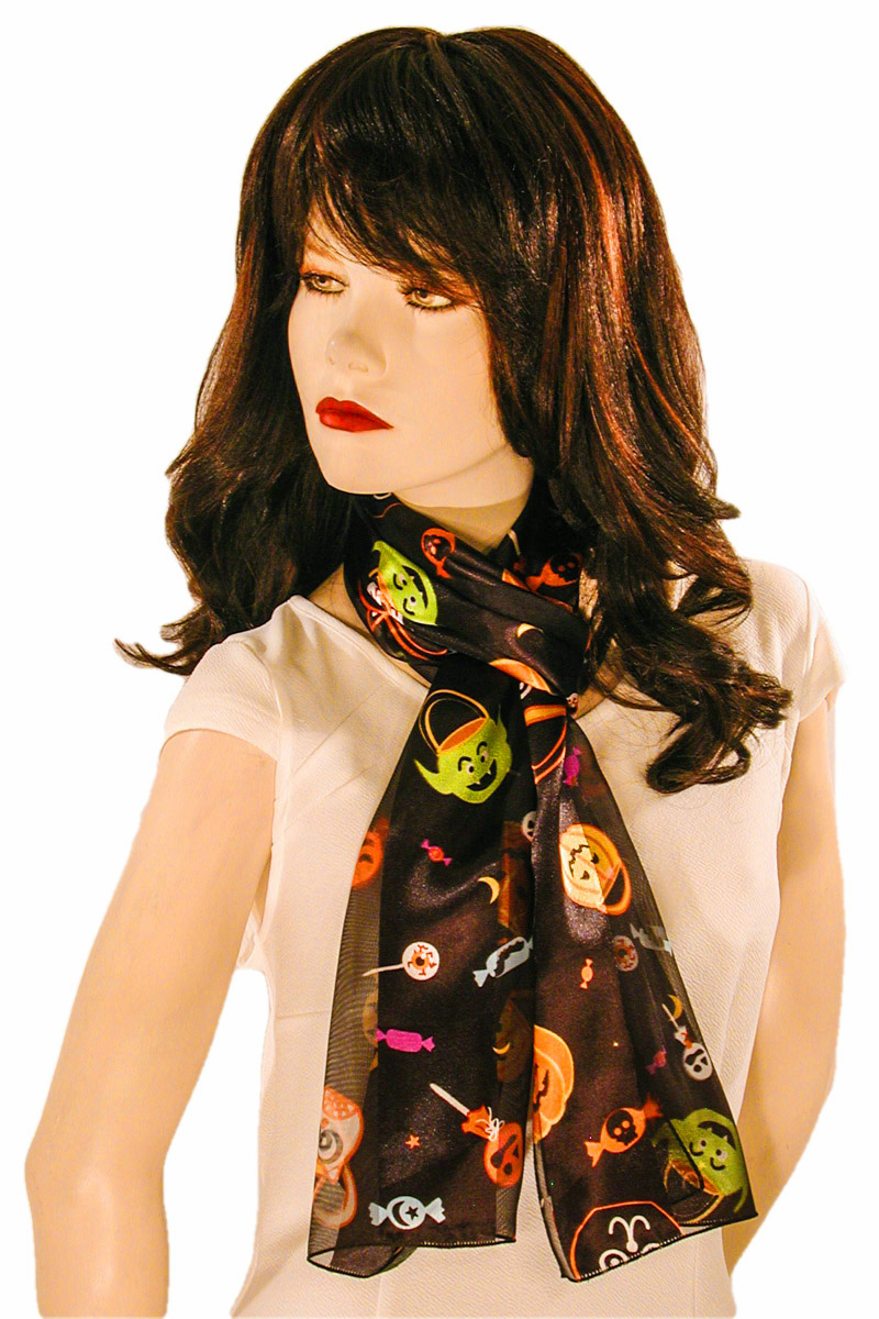 Fun Halloween Scarves, a fashion accessorie - Evening Elegance